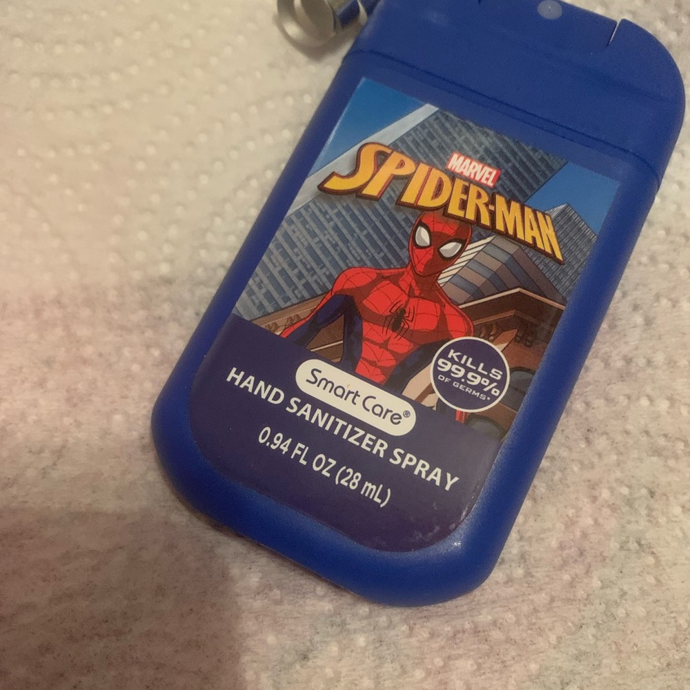 Marvel Spider-Man Blue Hand Sanitizer Spray